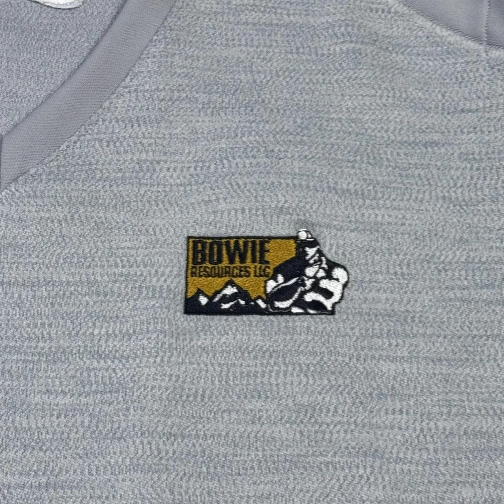 Nike Golf Sweater Vest Mens L Gray V-Neck Dri-FIT Tour Performance Sleeveless - Picture 9 of 12